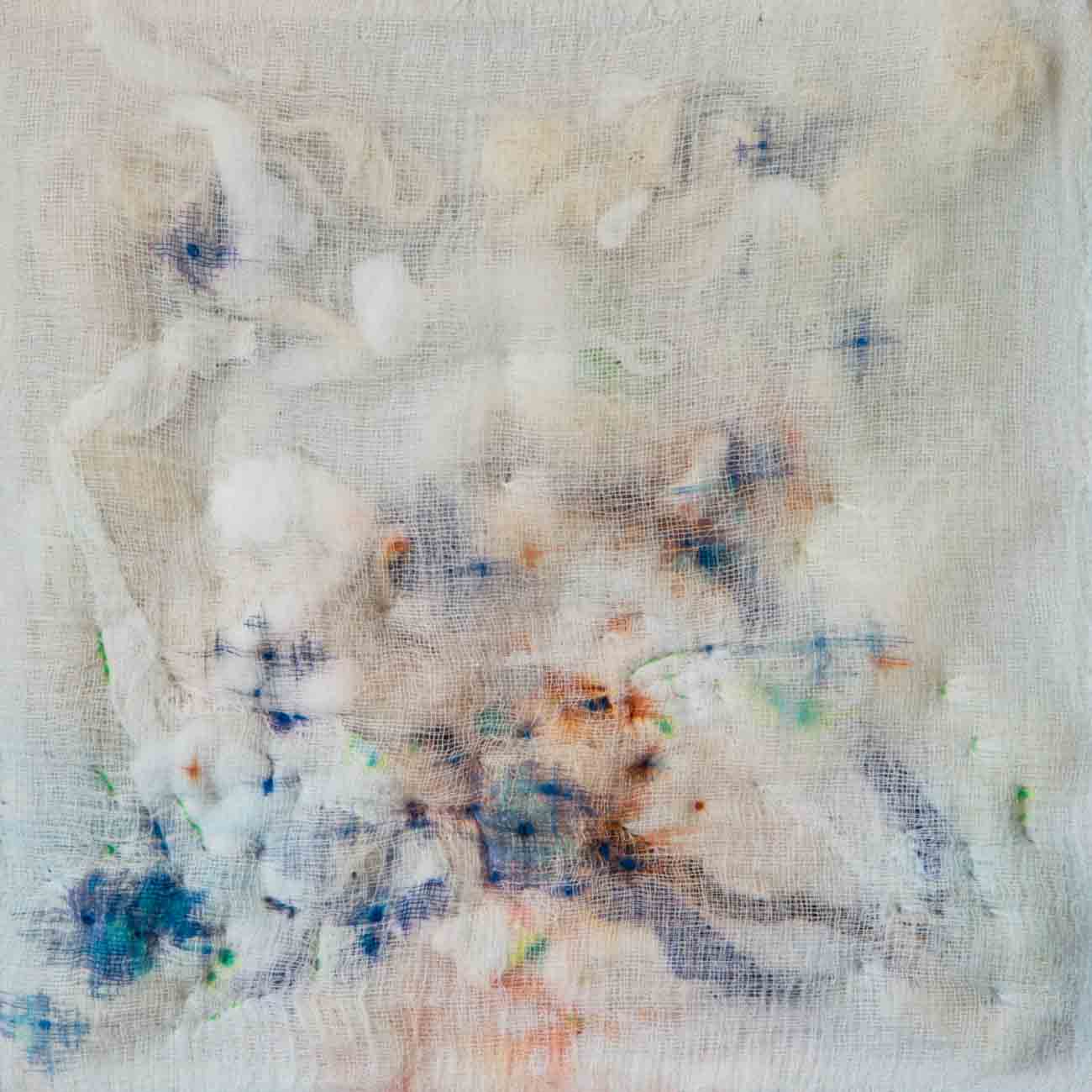 Chiara Lera - Kosmos, 30x30 cm, tecnica mista su tela, 2015