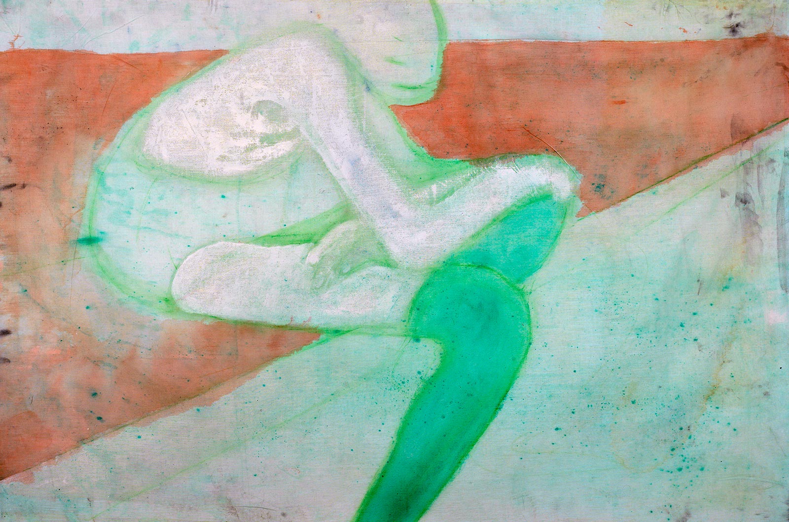 Chiara Lera, Metro, 80×120 cm, acrilico su tela, 2010